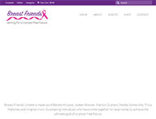 Tablet Screenshot of breastfriends.com.au